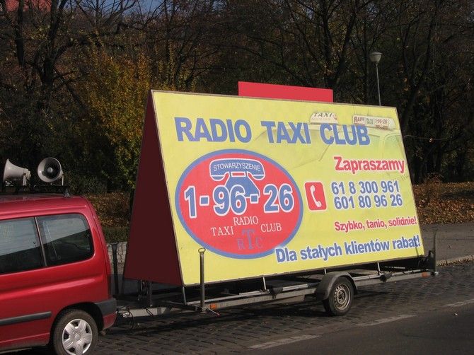 Projekt mobilnej kampanii reklamowej sieci Radio Taxi Club
